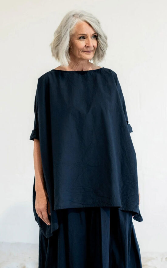 Manon Top Cotton Poplin product photo.