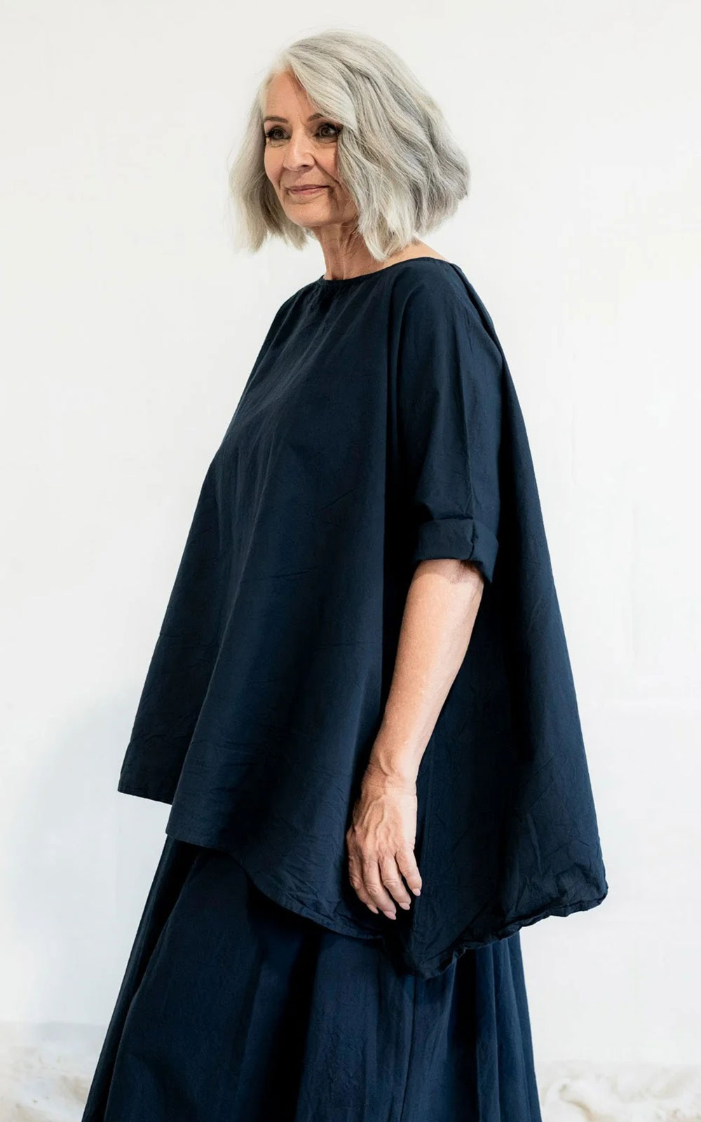 Manon Top Cotton Poplin product photo.