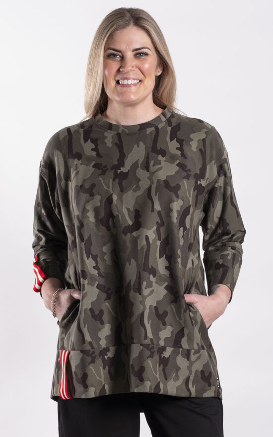 Back Drop Sweatshirt product photo.