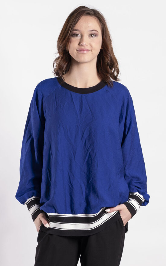 Team Sweater Top product photo.