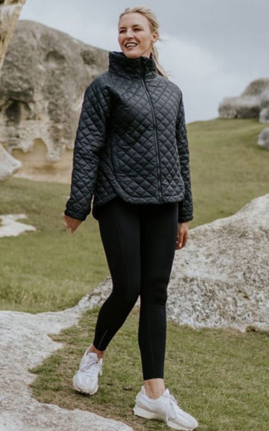 Melissa Quilt Jacket product photo.