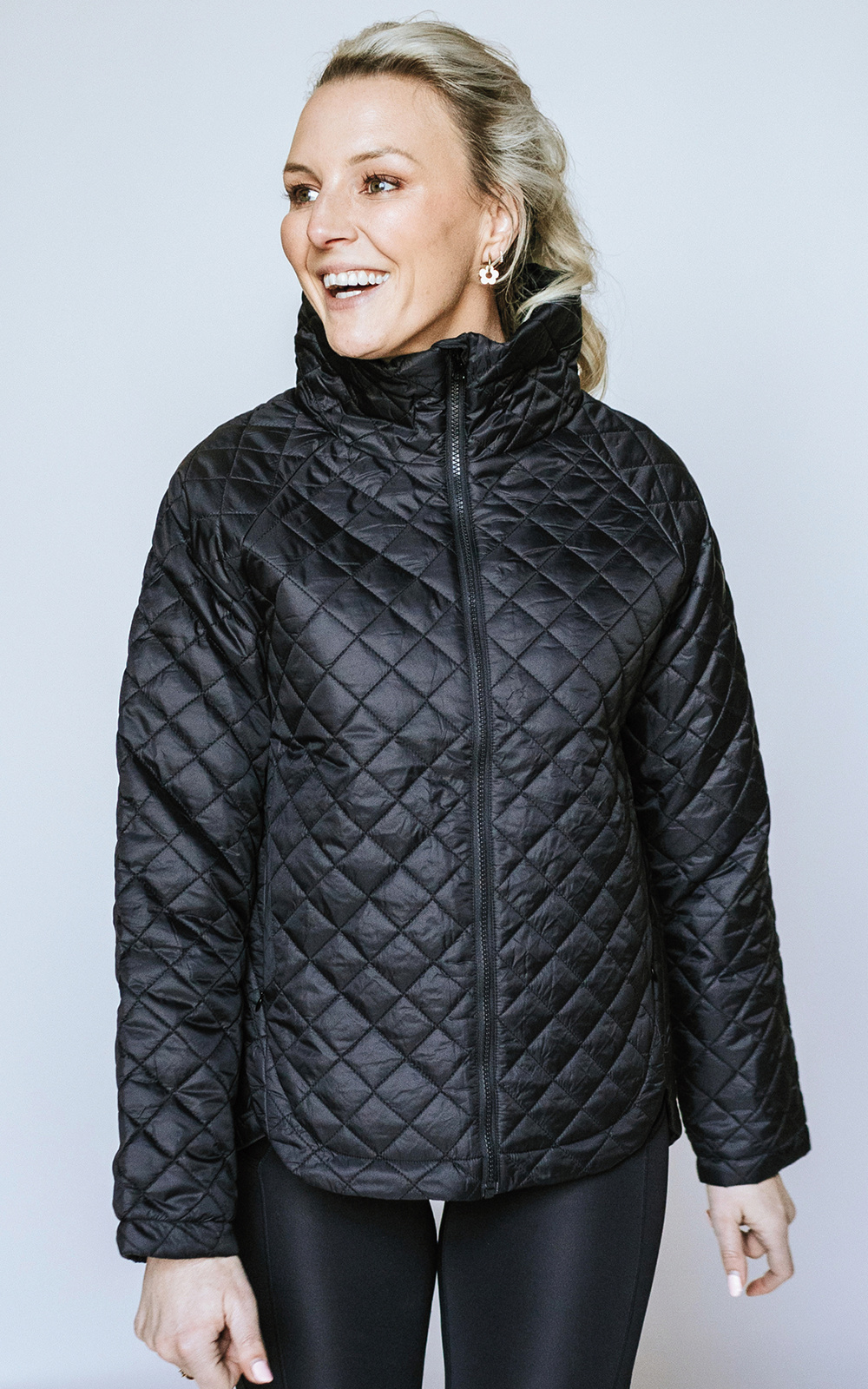 Melissa Quilt Jacket product photo.