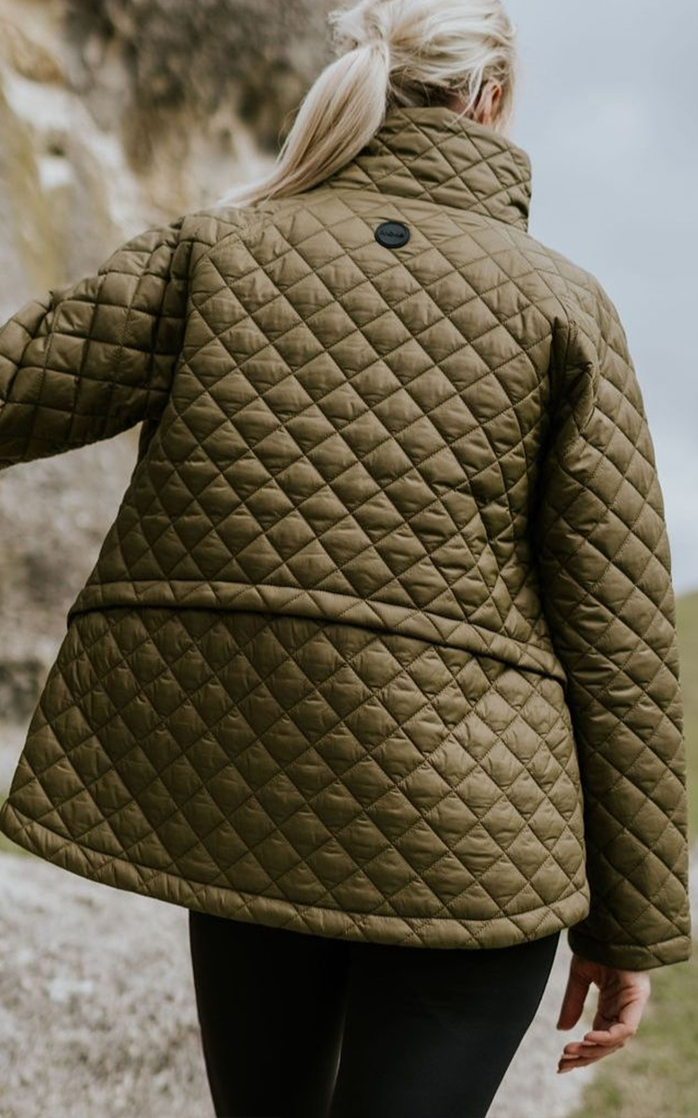 Melissa Quilt Jacket product photo.