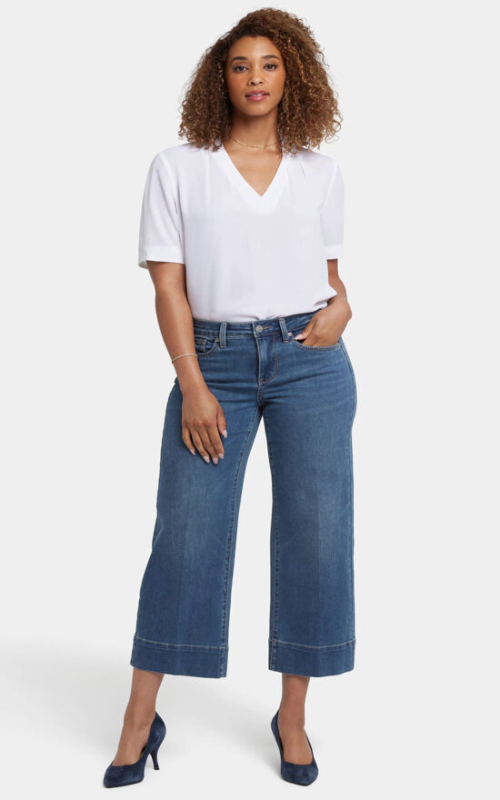 Missy Teresa Wide Leg Ankle 3 Hem product photo.