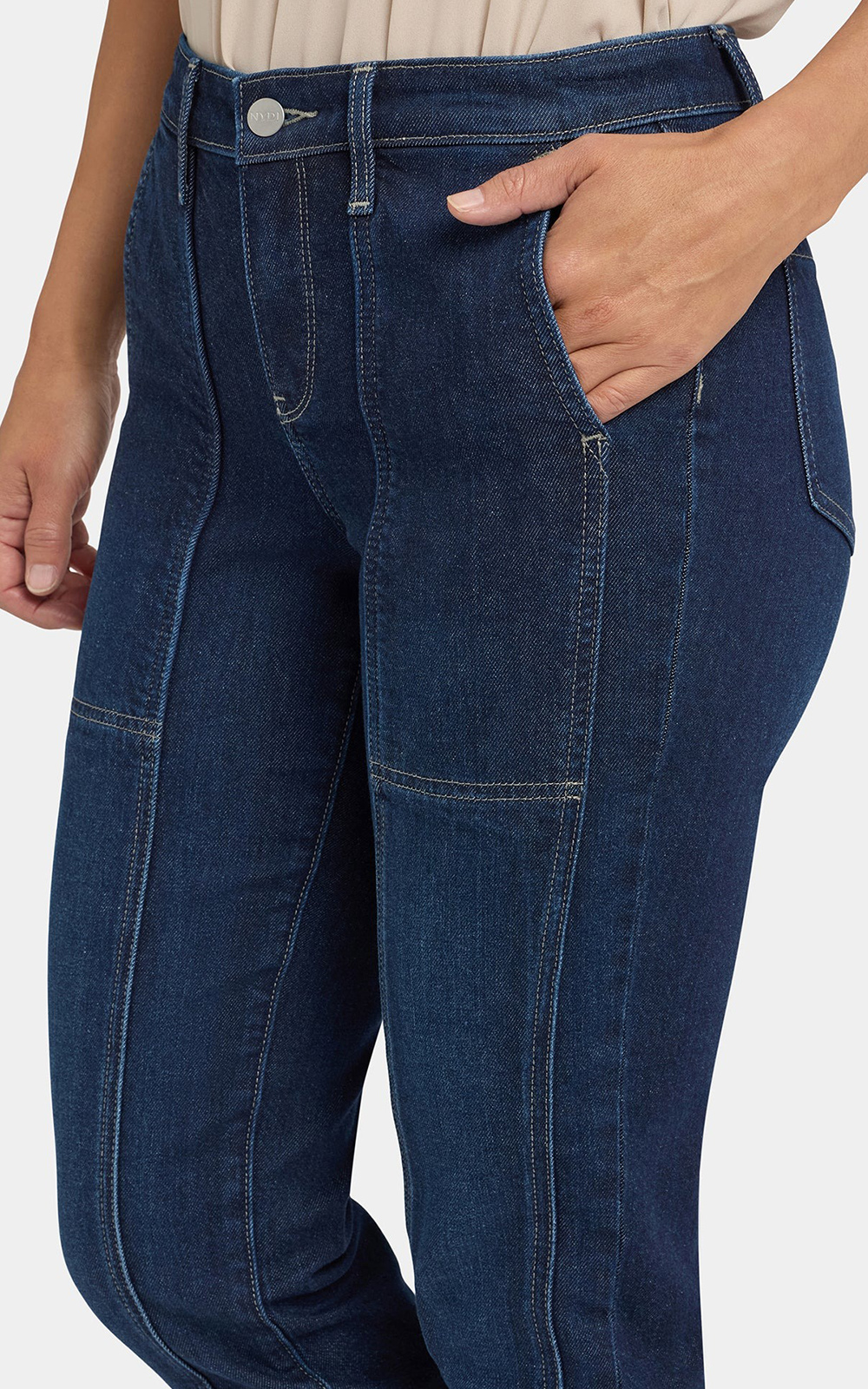 Missy Margot Girlfriend Front Seam Cuffs product photo.