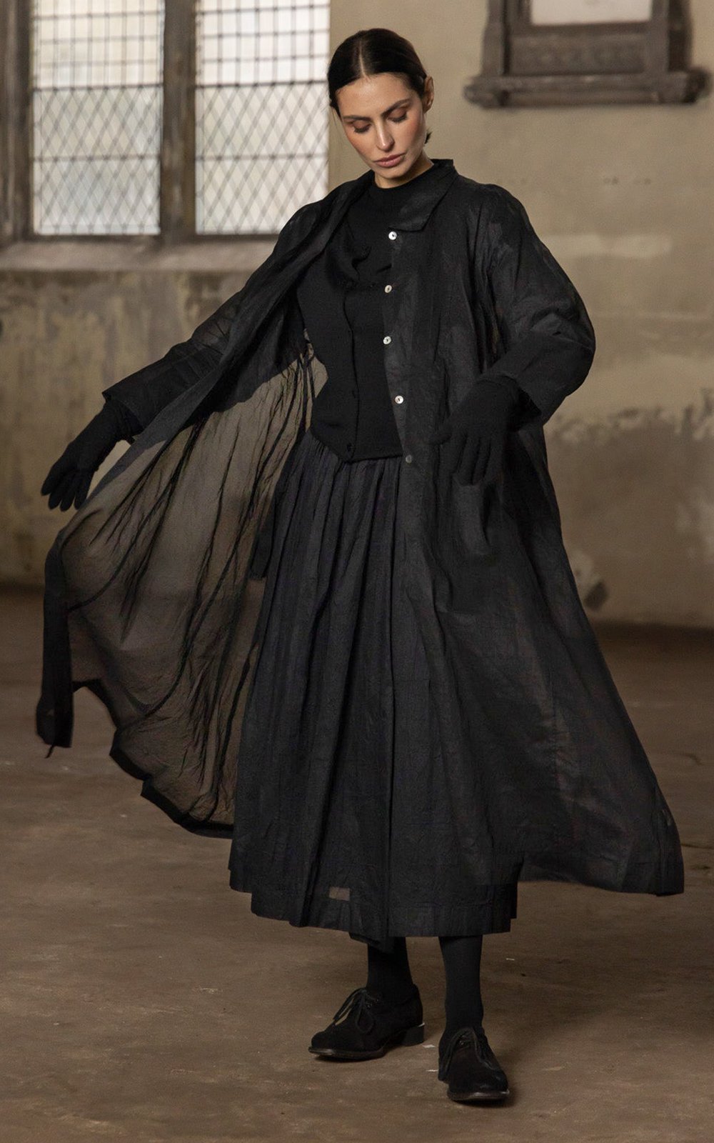 Minerva Jacket Cotton Organdy product photo.