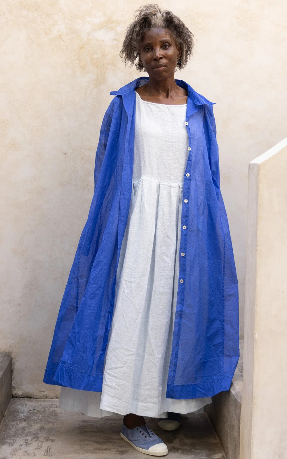 Minerva Jacket Cotton Organdy product photo.