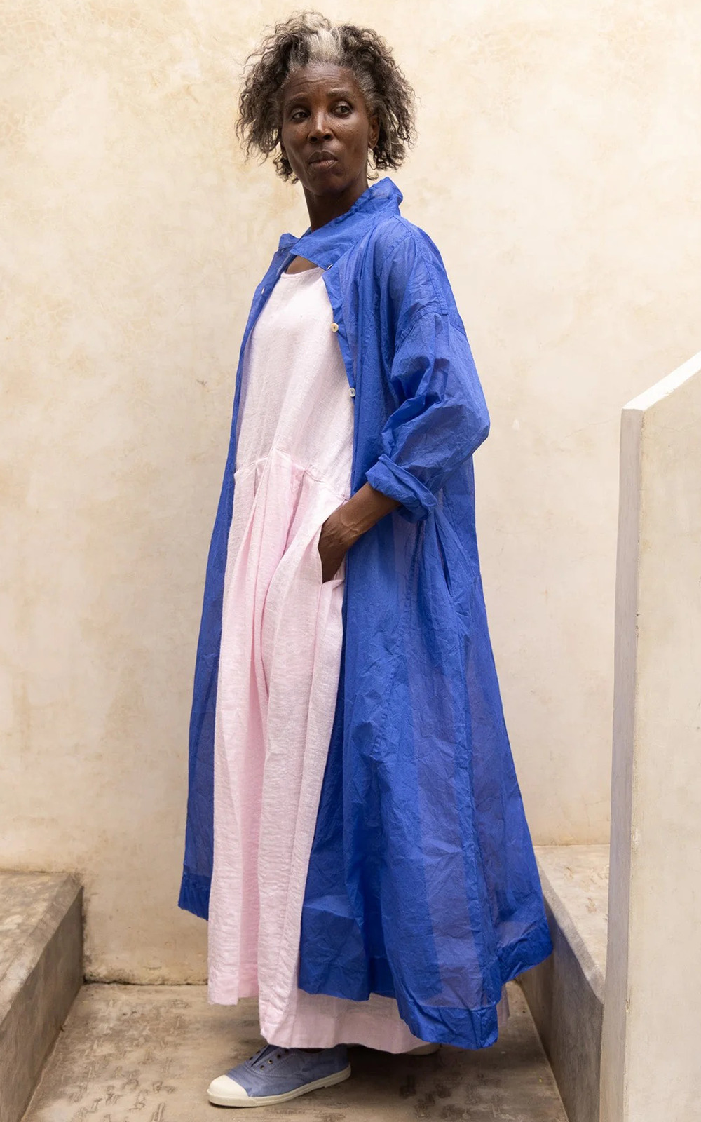 Minerva Jacket Cotton Organdy product photo.