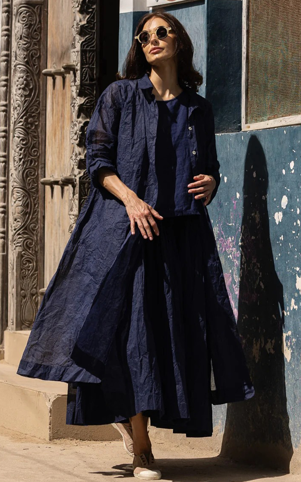 Minerva Jacket Cotton Organdy product photo.