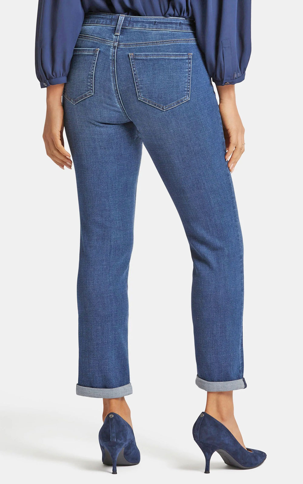 Missy Sheri Slim Ankle Wide Stripe Cuff product photo.