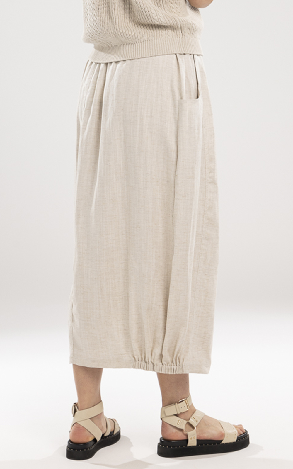 Ida Barrel Skirt product photo.