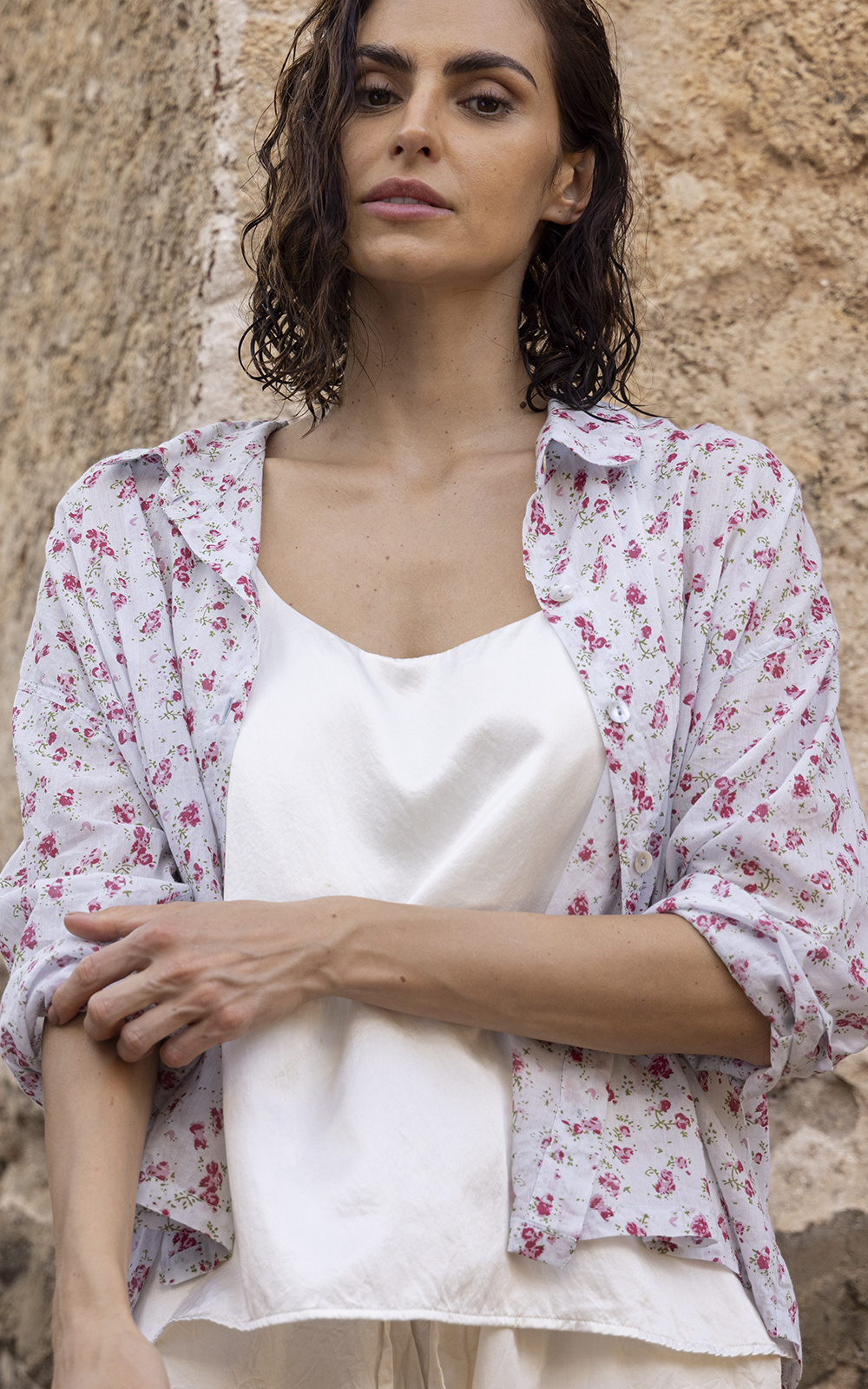 Moyo Shirt Cotton Voile product photo.
