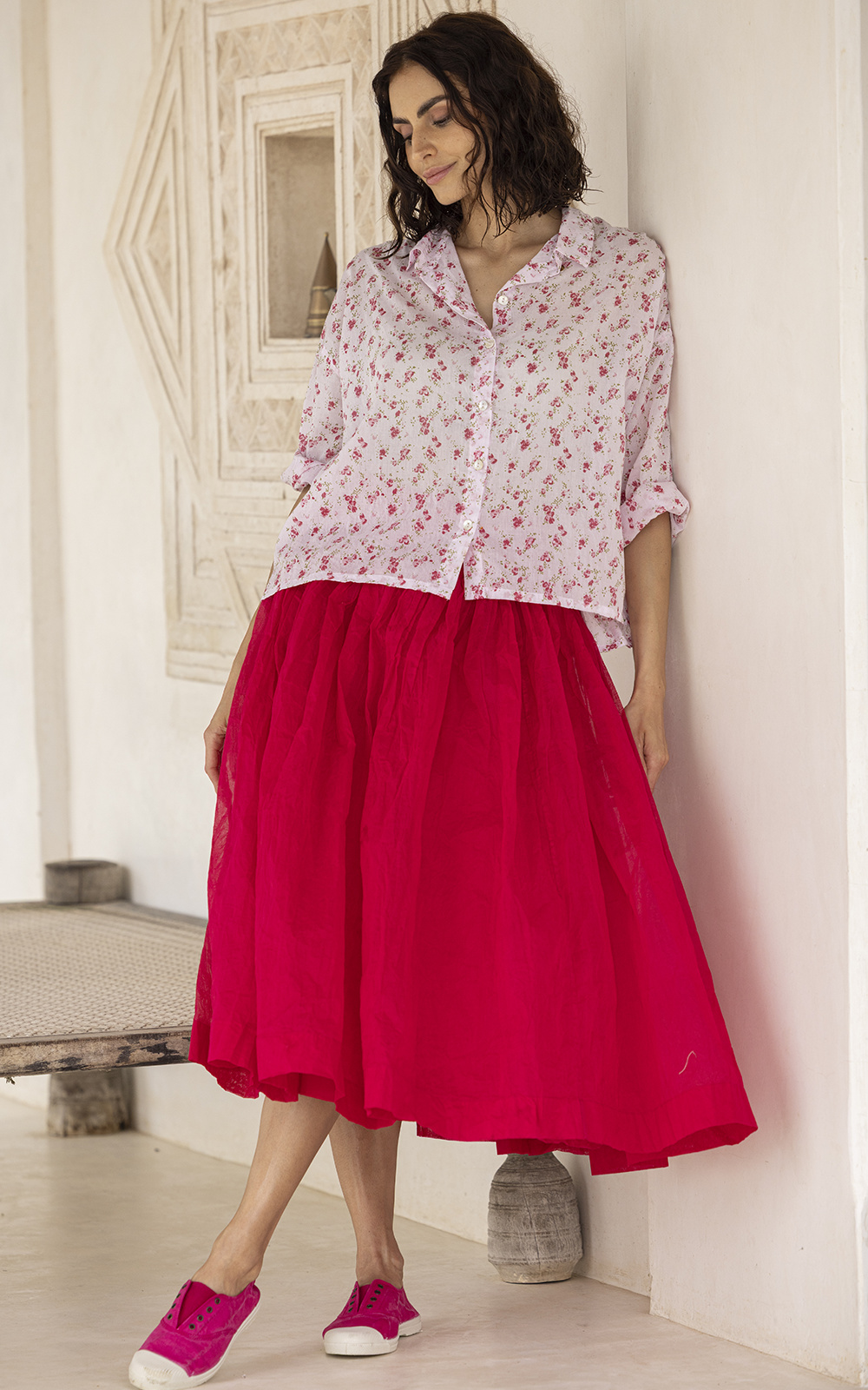 Moyo Shirt Cotton Voile product photo.