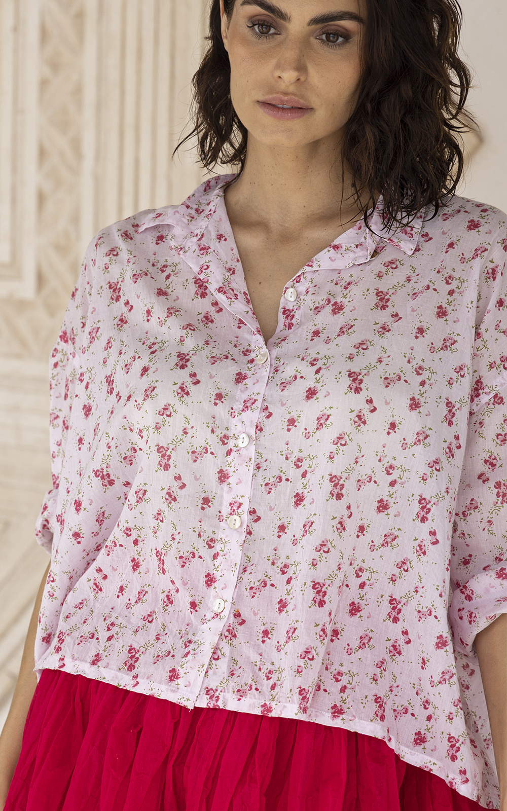 Moyo Shirt Cotton Voile product photo.