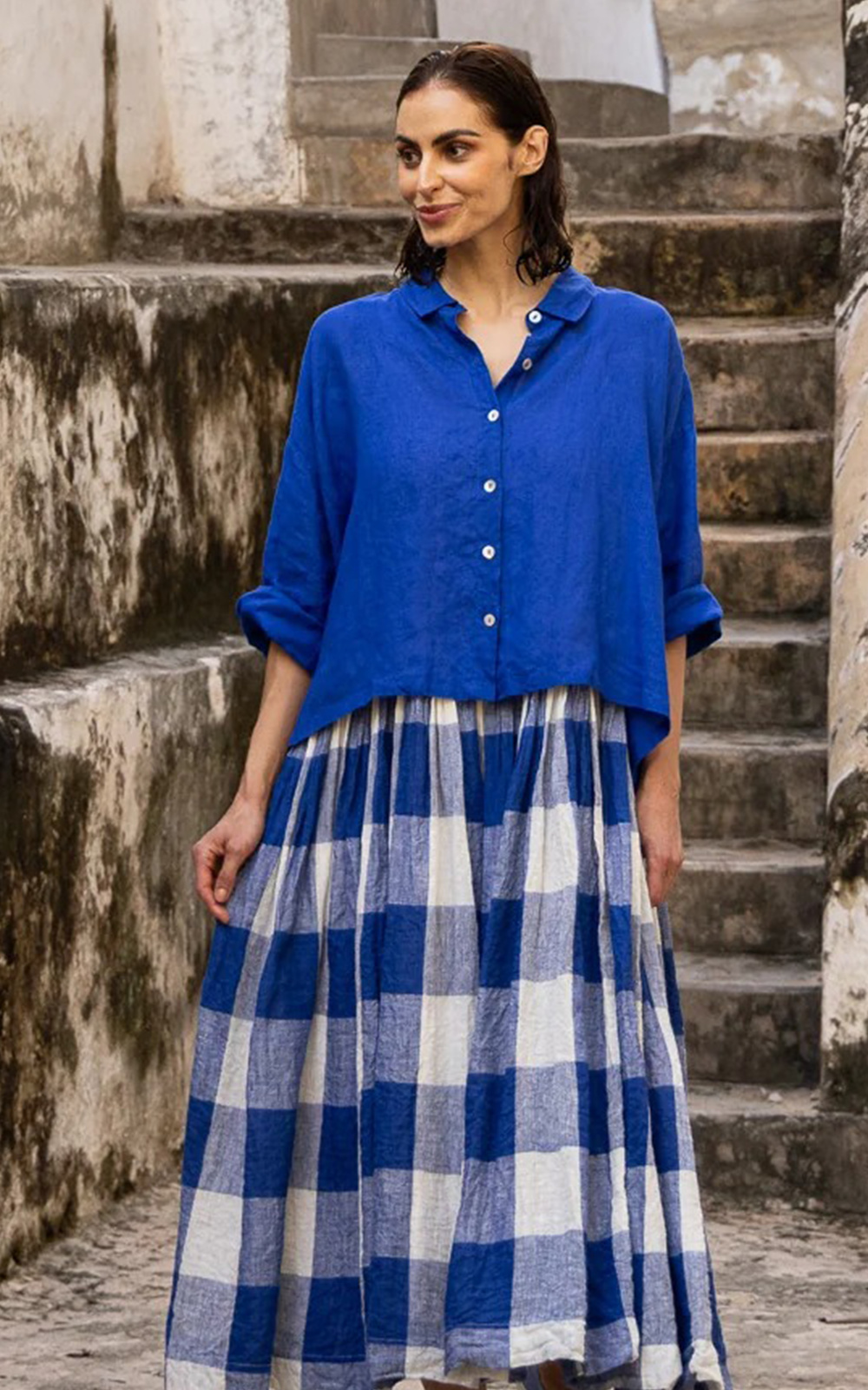 Moyo Shirt Linen product photo.