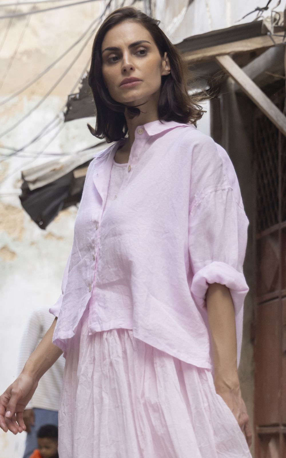 Moyo Shirt Linen product photo.