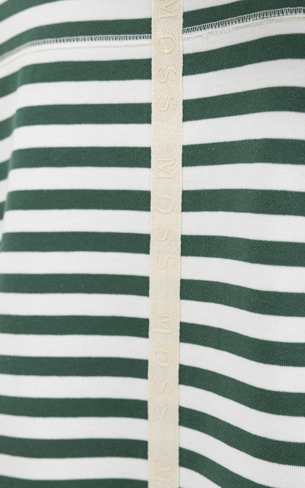 Moss Stripe Sweat product photo.
