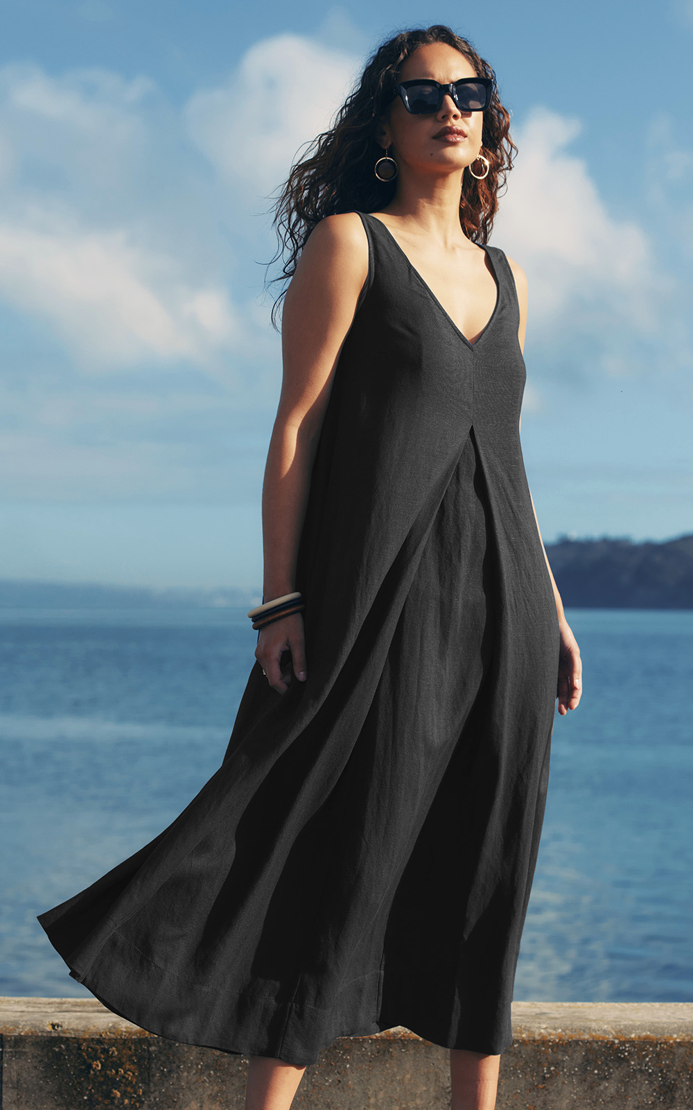 Eclipse Maxi Dress product photo.