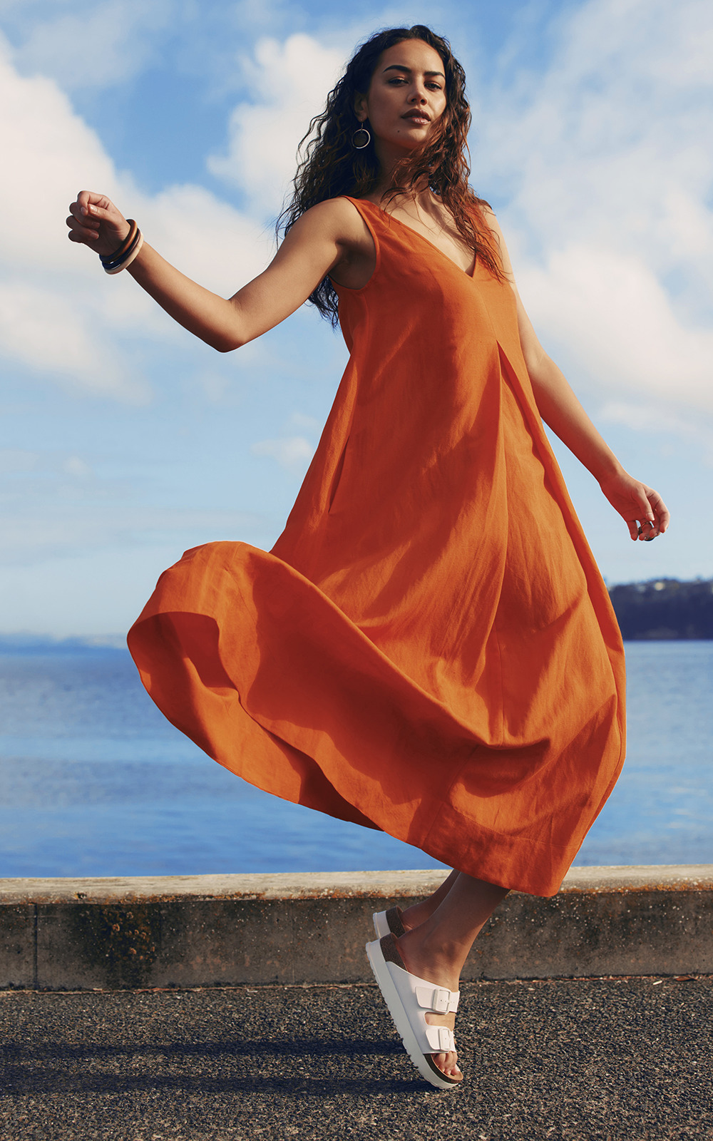 Eclipse Maxi Dress product photo.