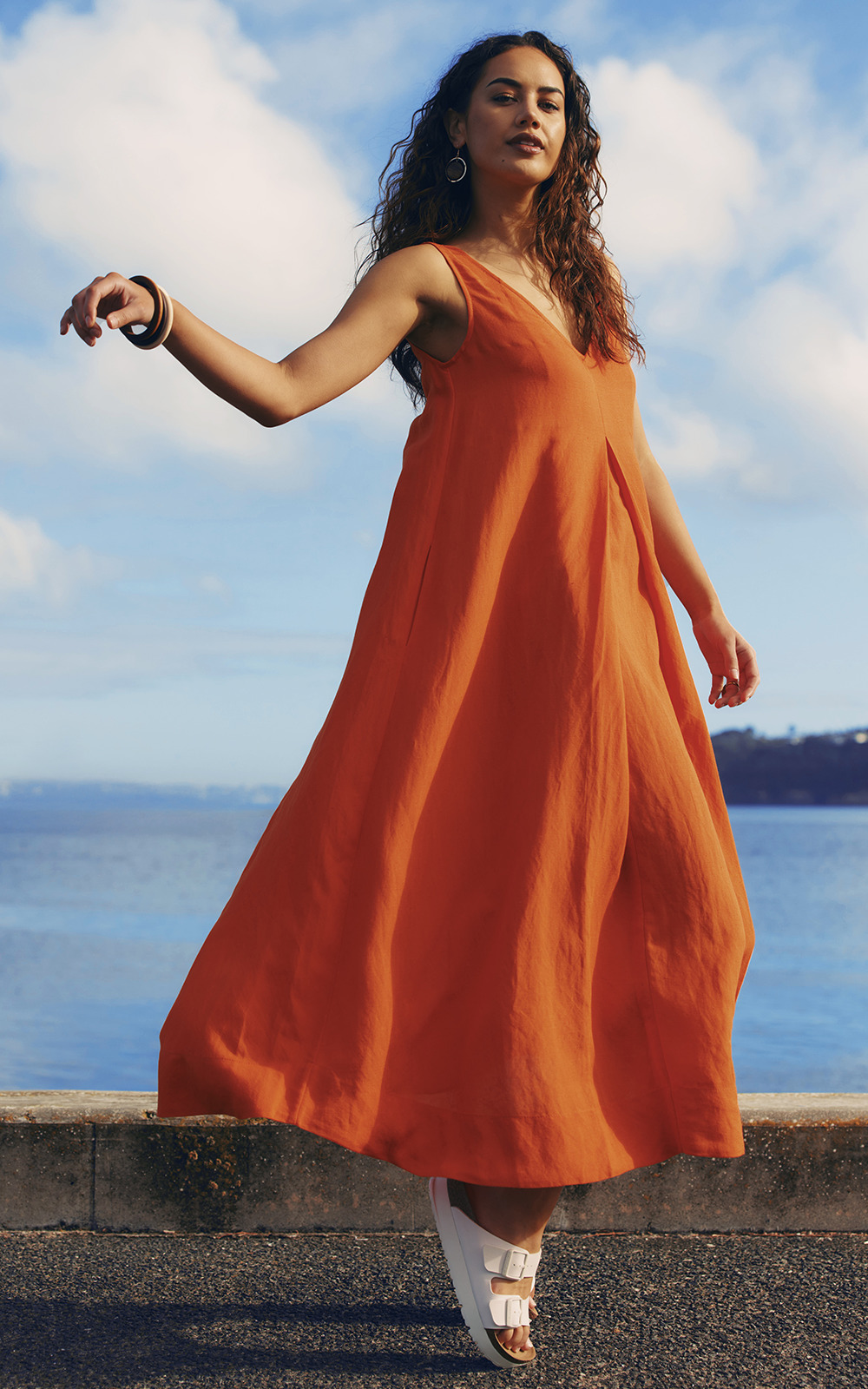 Eclipse Maxi Dress product photo.