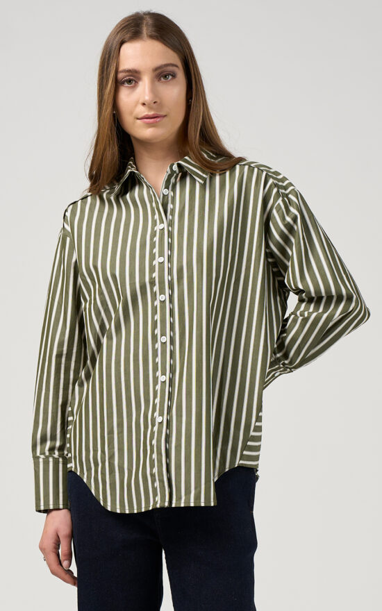 Direction Stripe Shirt product photo.
