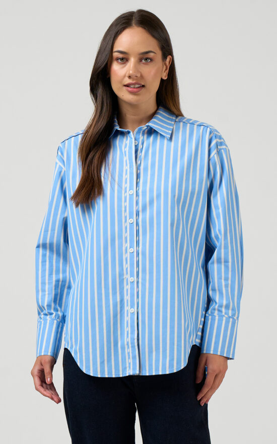 Direction Stripe Shirt product photo.