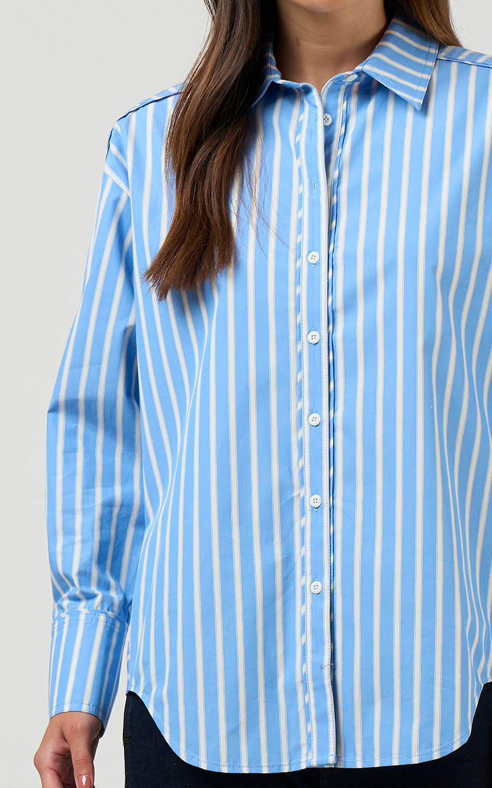 Direction Stripe Shirt product photo.
