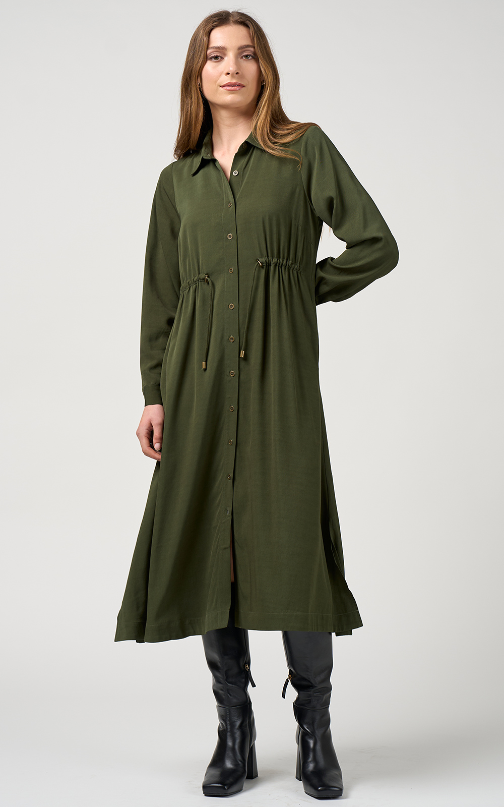 Sequence Shirt Dress product photo.