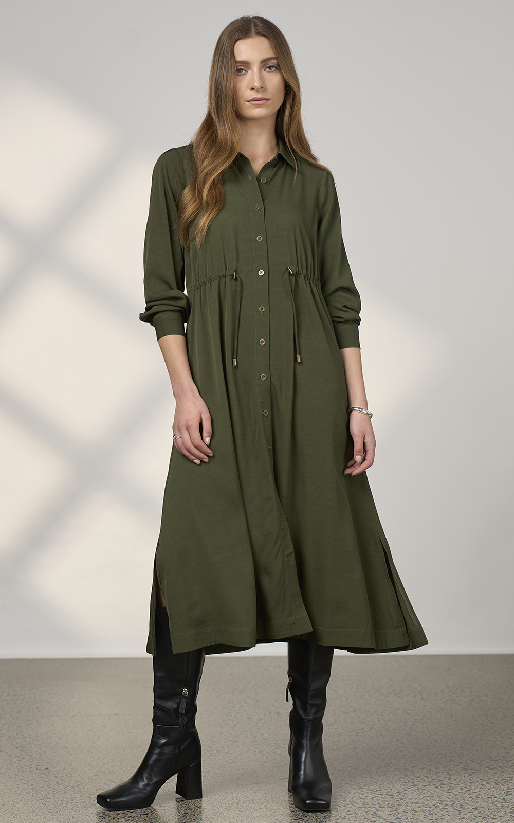 Sequence Shirt Dress product photo.