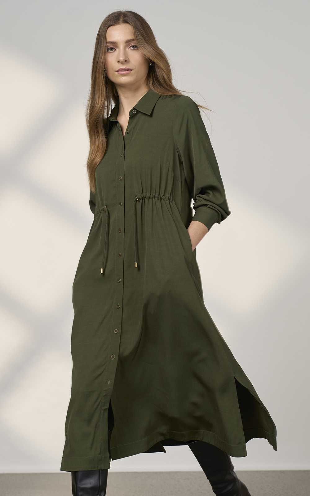 Sequence Shirt Dress product photo.