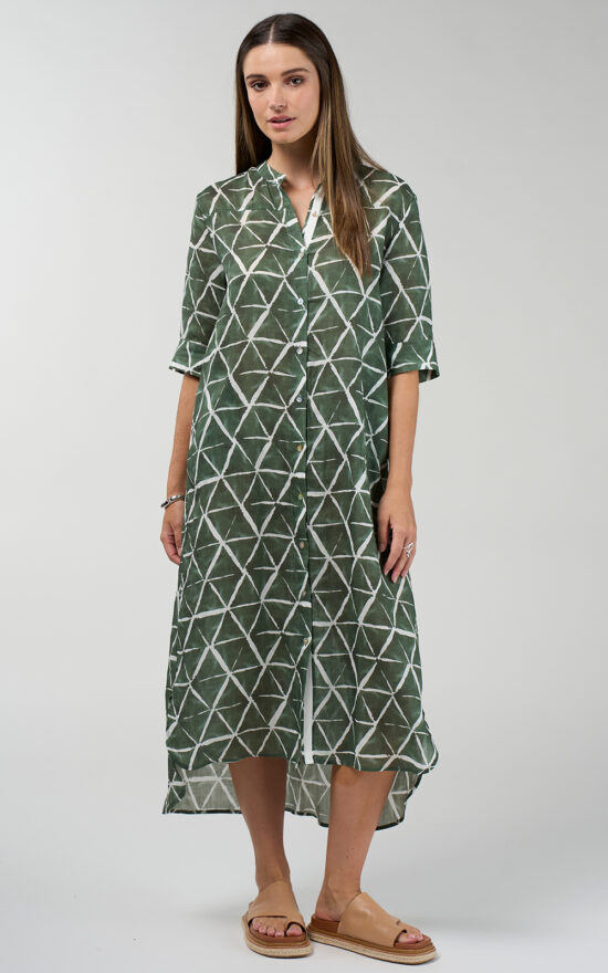 Prism Shirt Dress product photo.