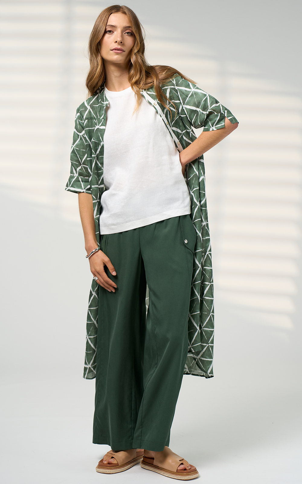 Prism Shirt Dress product photo.