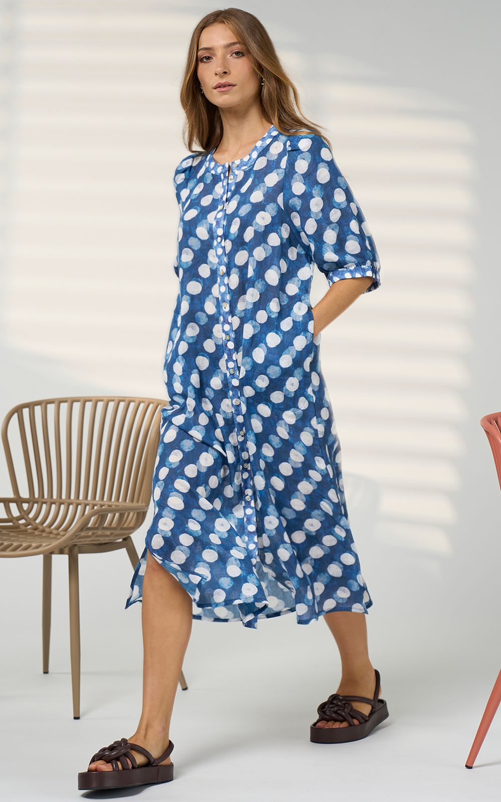 Vision Shirt Dress product photo.