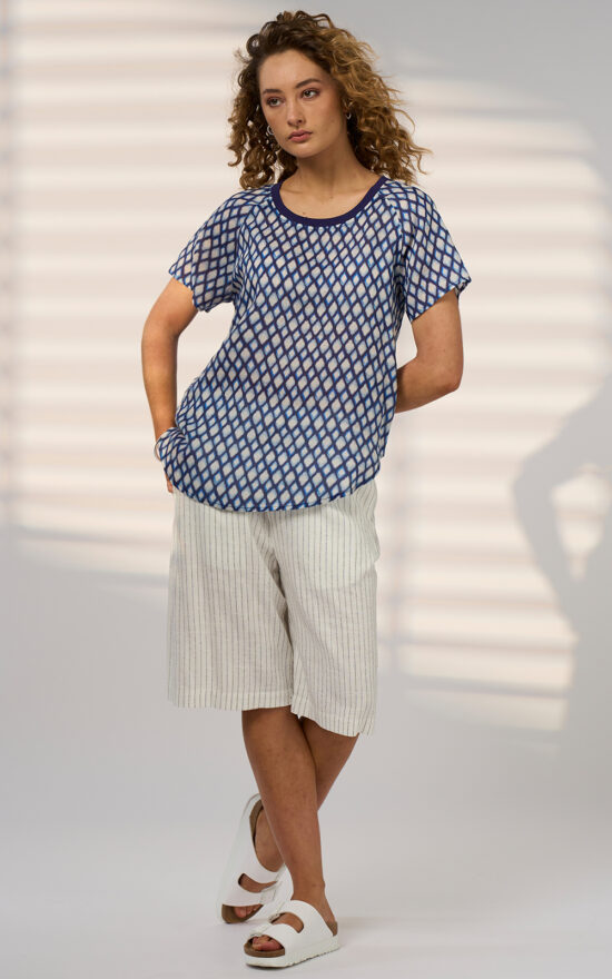 Double Up Tee product photo.