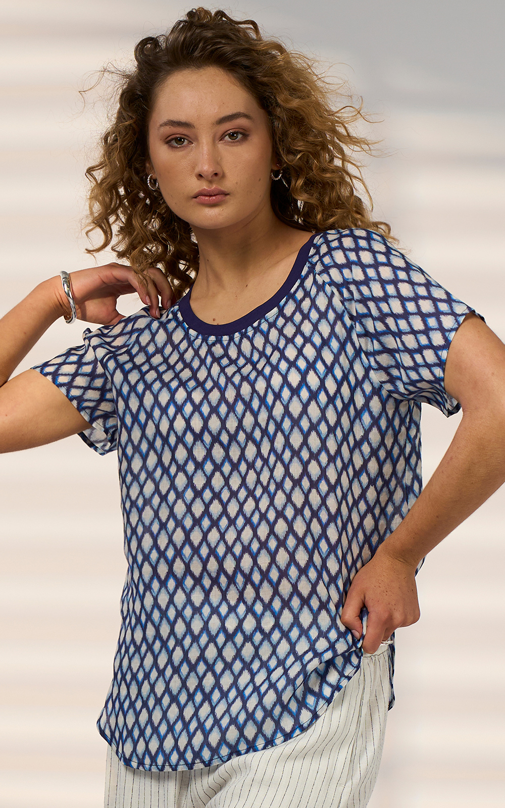 Double Up Tee product photo.