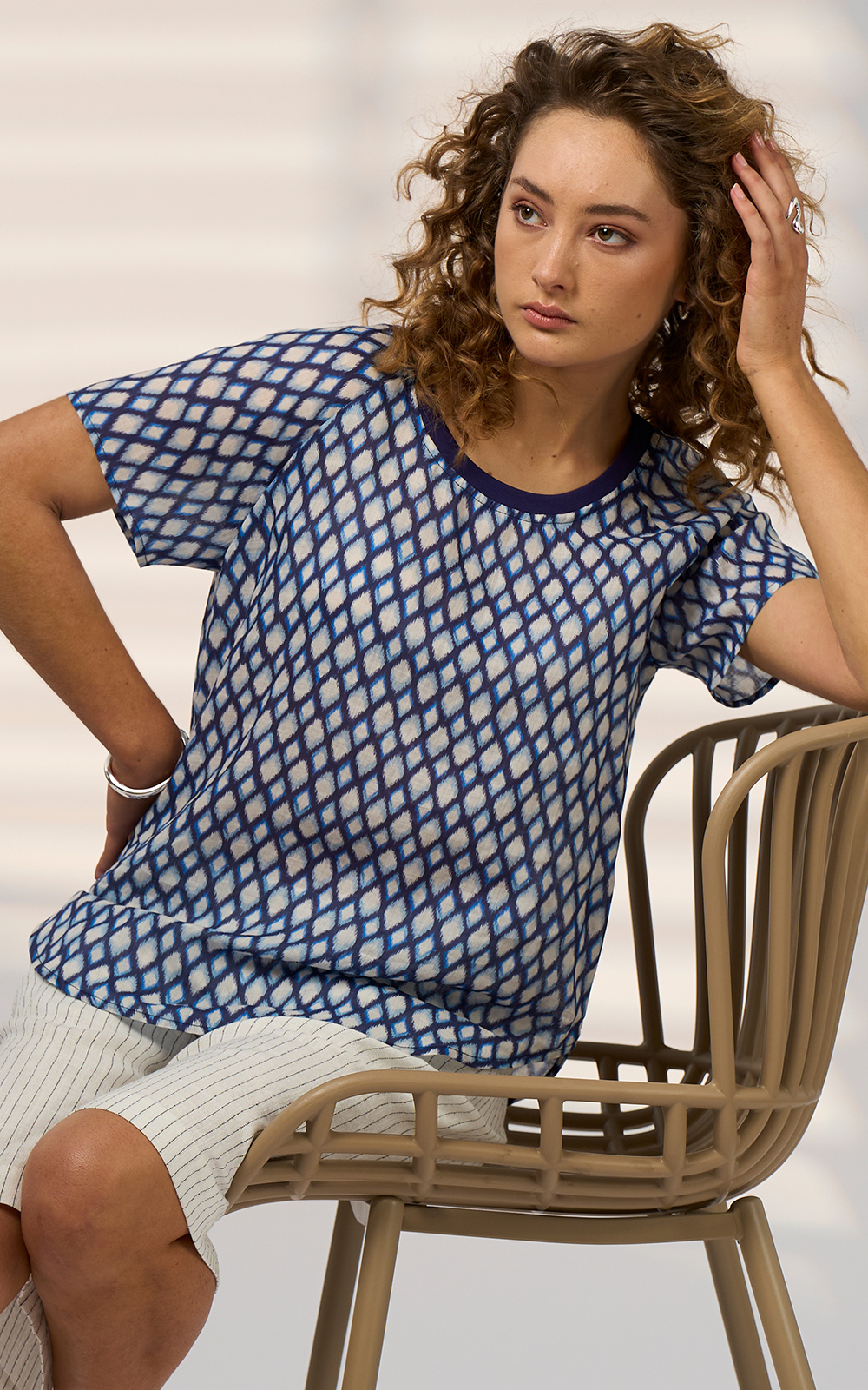 Double Up Tee product photo.