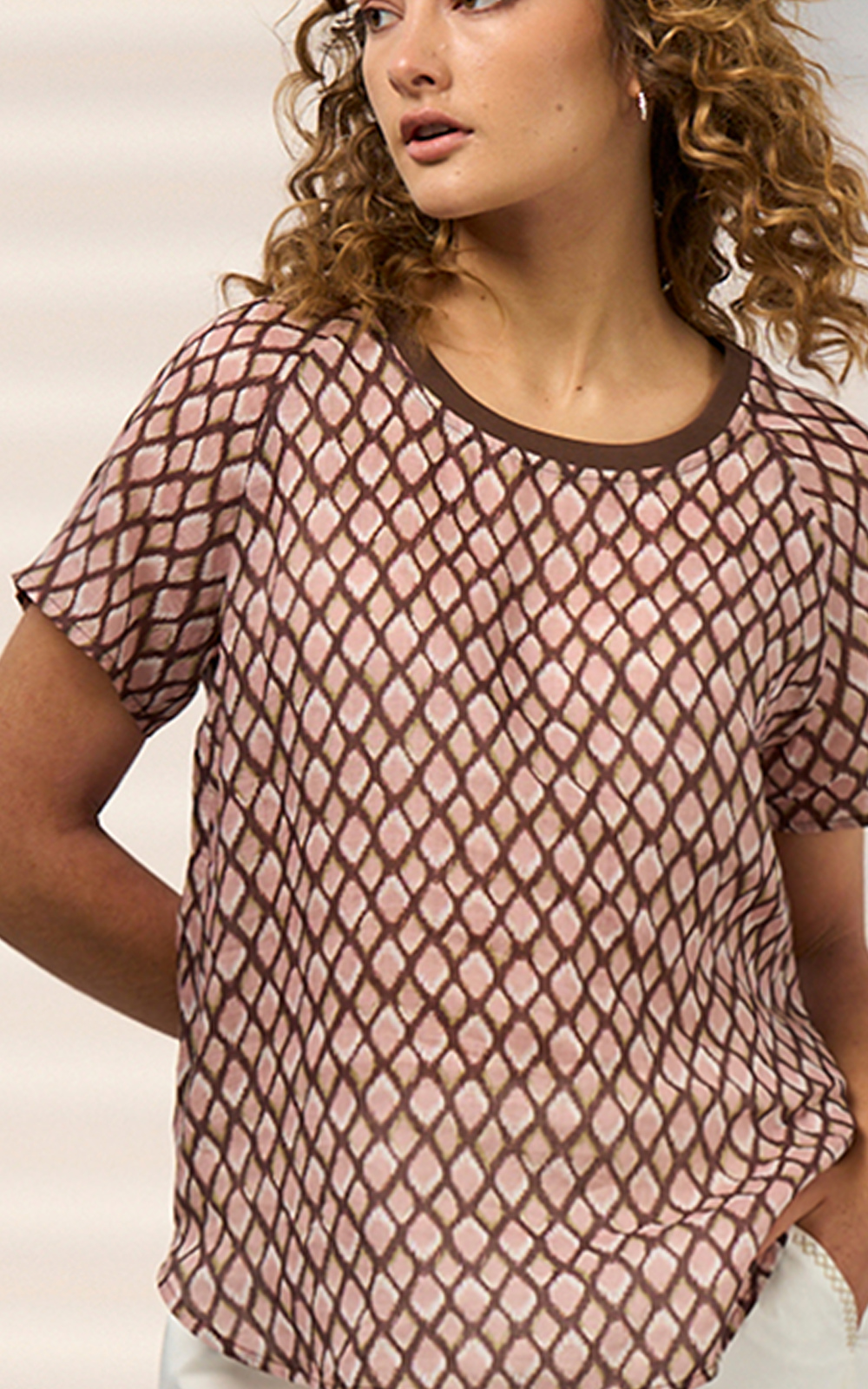 Double Up Tee product photo.