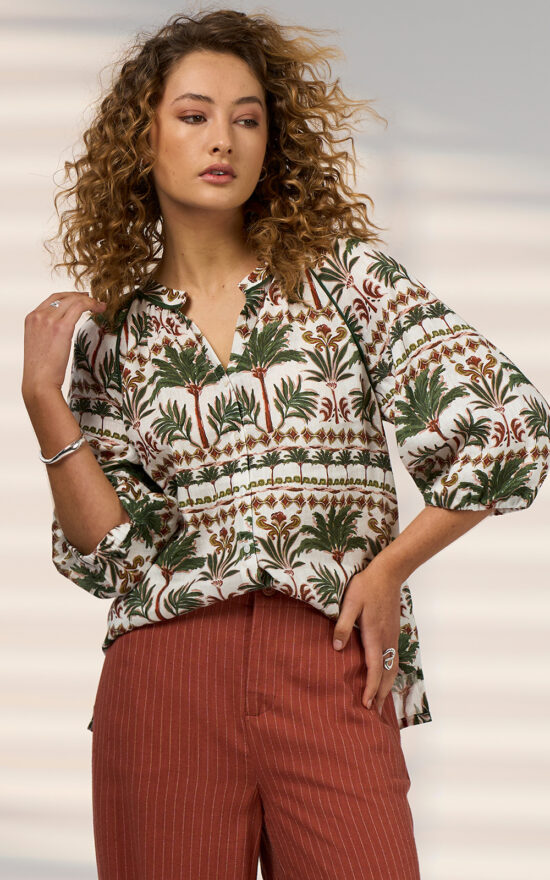 Wander Blouse product photo.