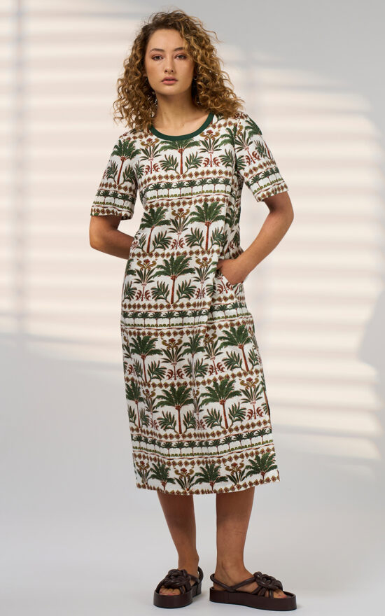 Wander Midi Dress product photo.