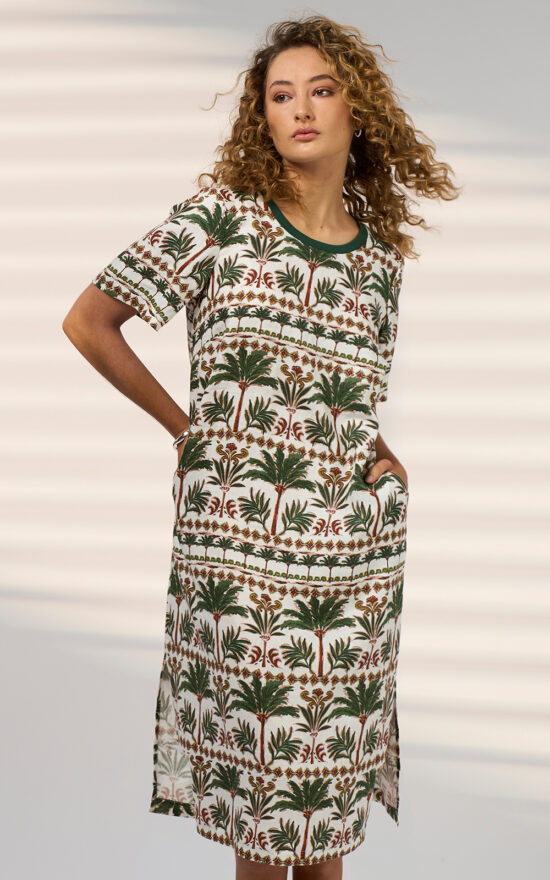 Wander Midi Dress product photo.