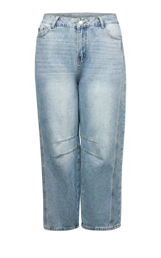 Louis Barrel Jean product photo.