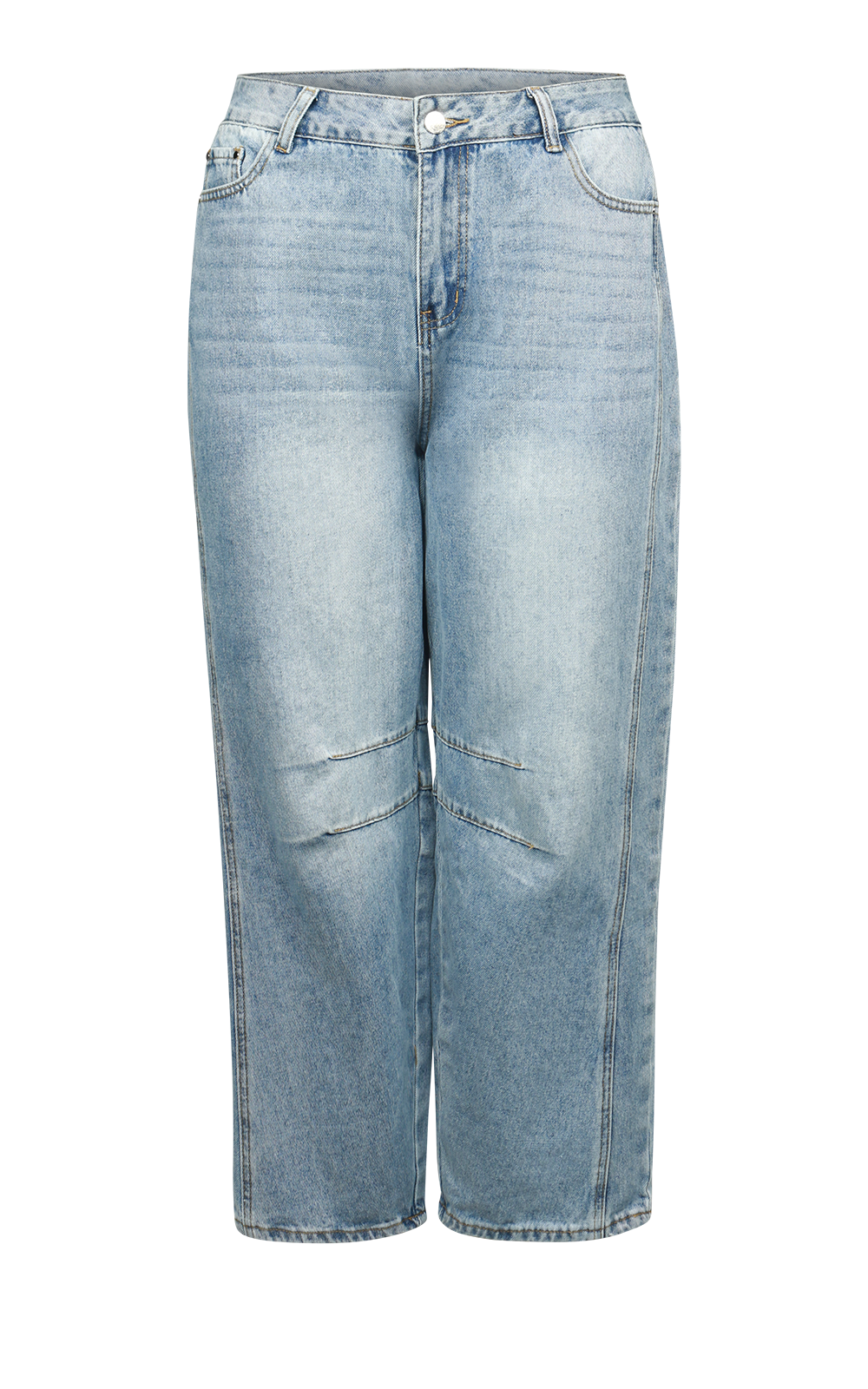 Louis Barrel Jean product photo.