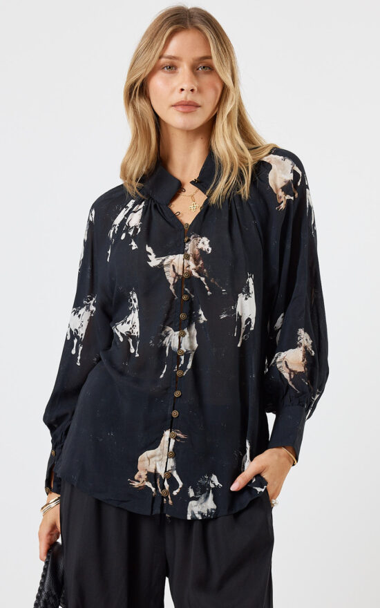 Mustang Shirt product photo.