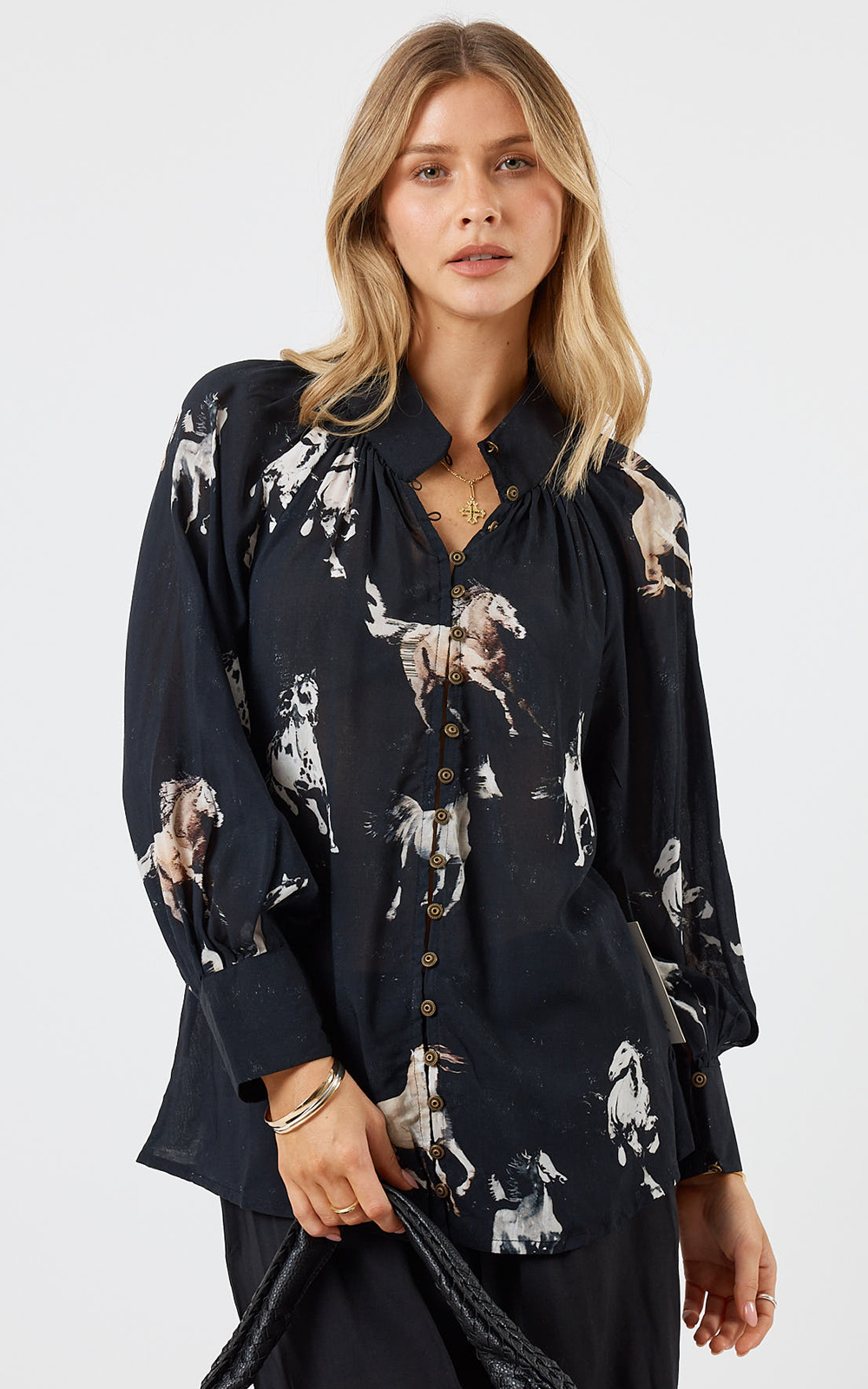 Mustang Shirt product photo.