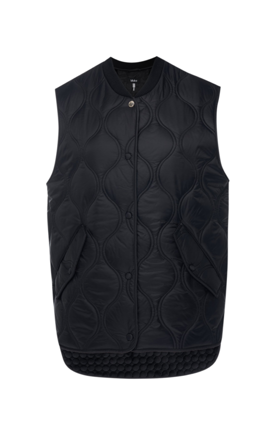 Neve Quilted Vest  product photo.