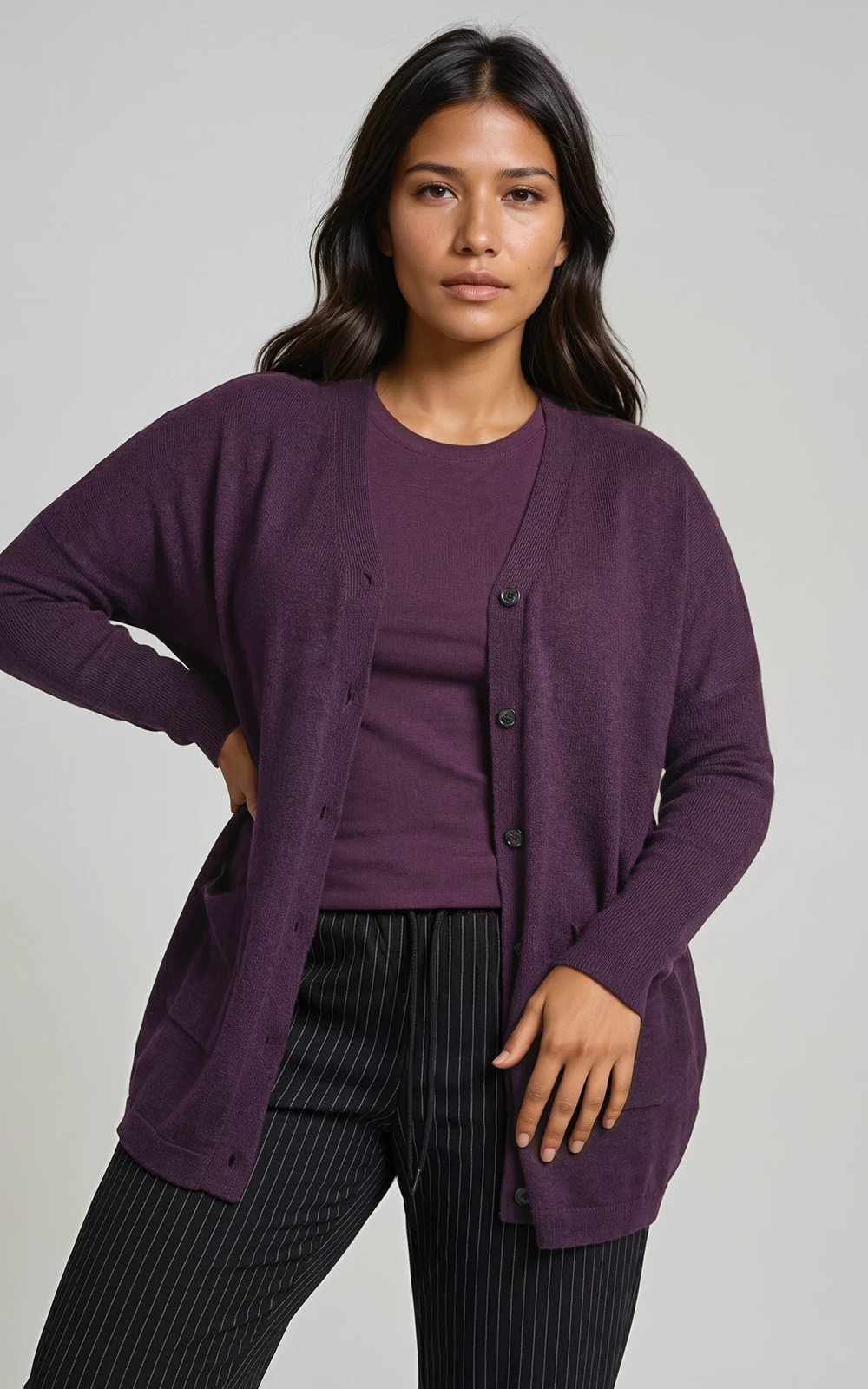Sweeping Cardi product photo.