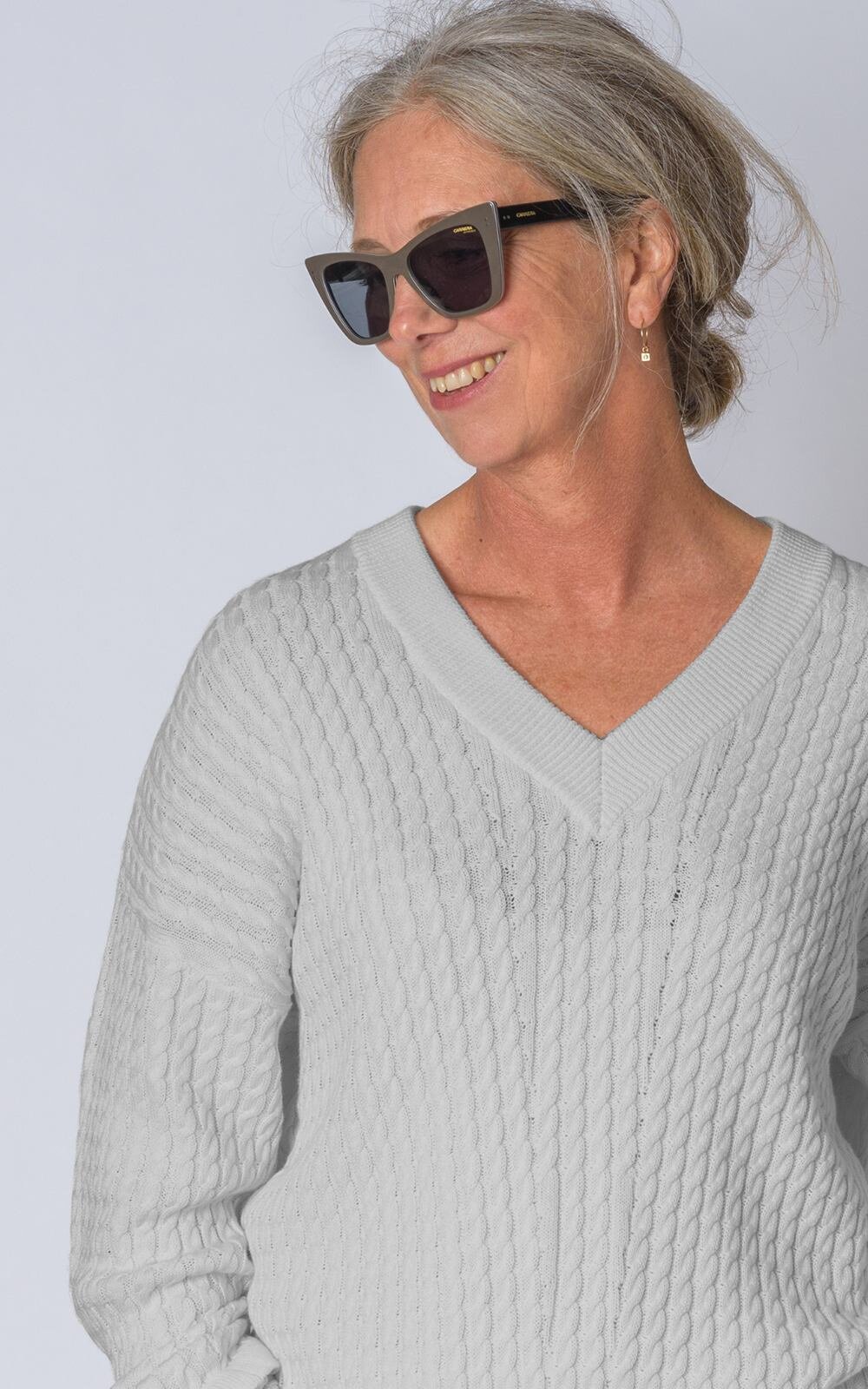 Presley Sweater product photo.