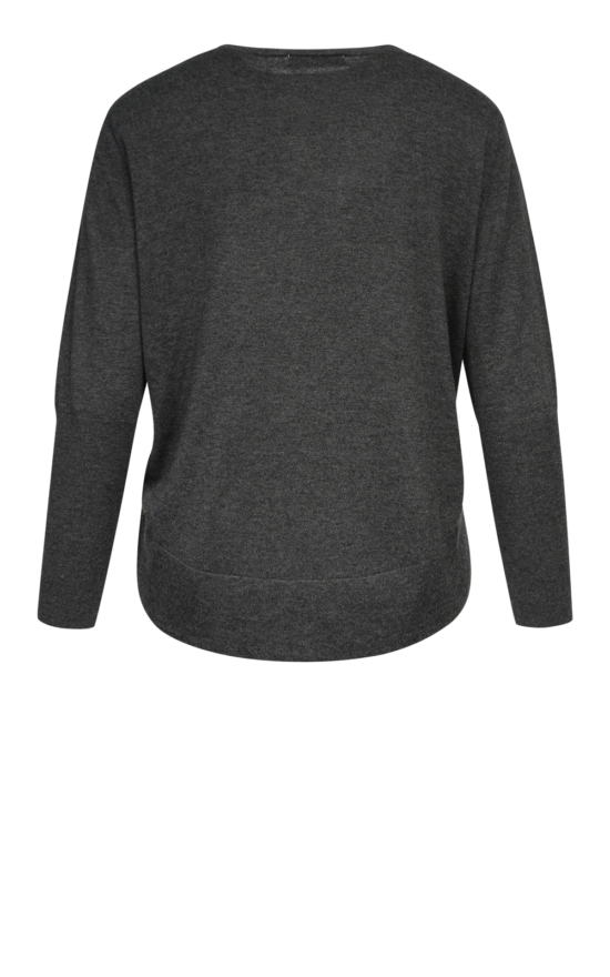 Curved Sweater product photo.