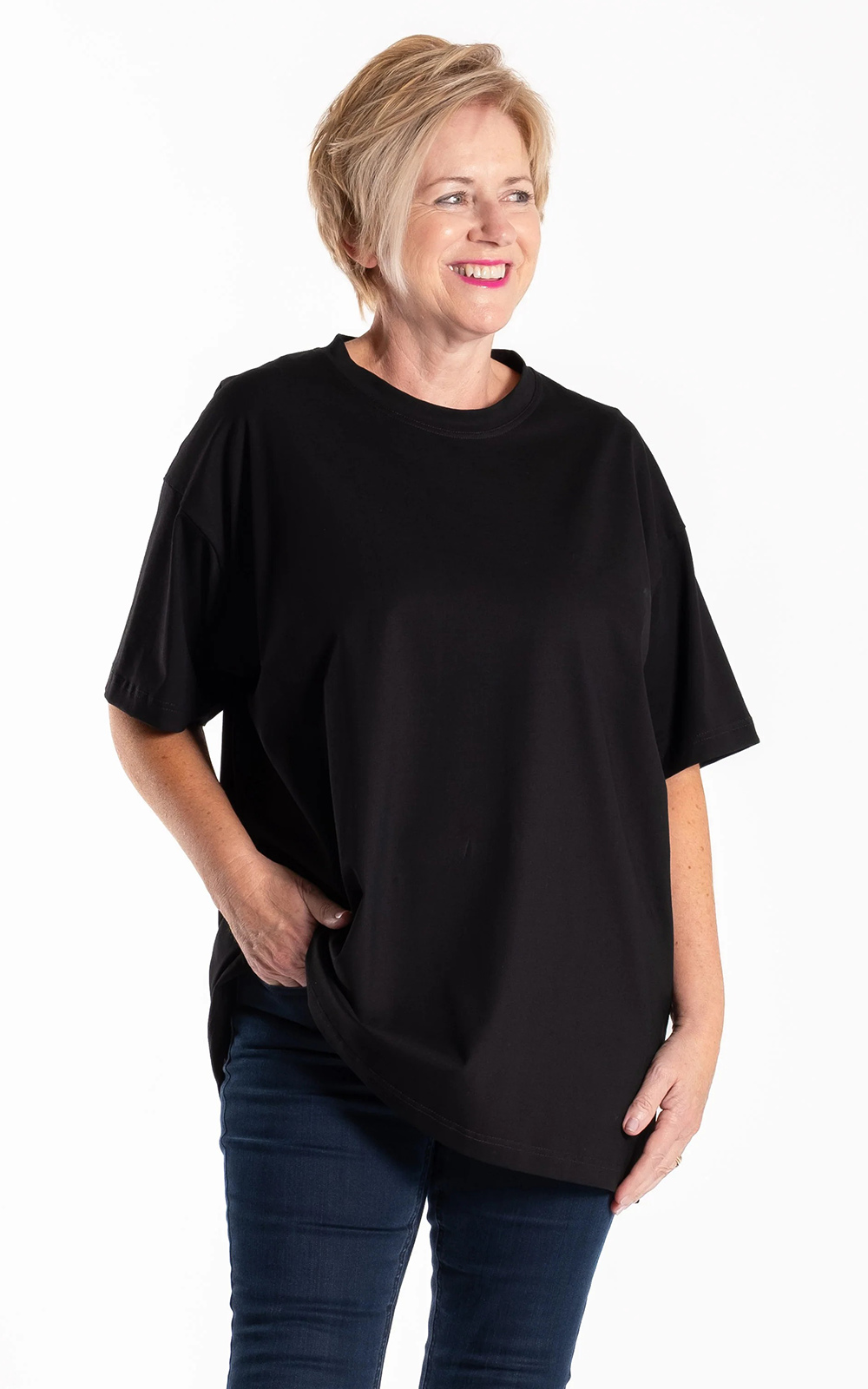 Oversized Box Tee product photo.