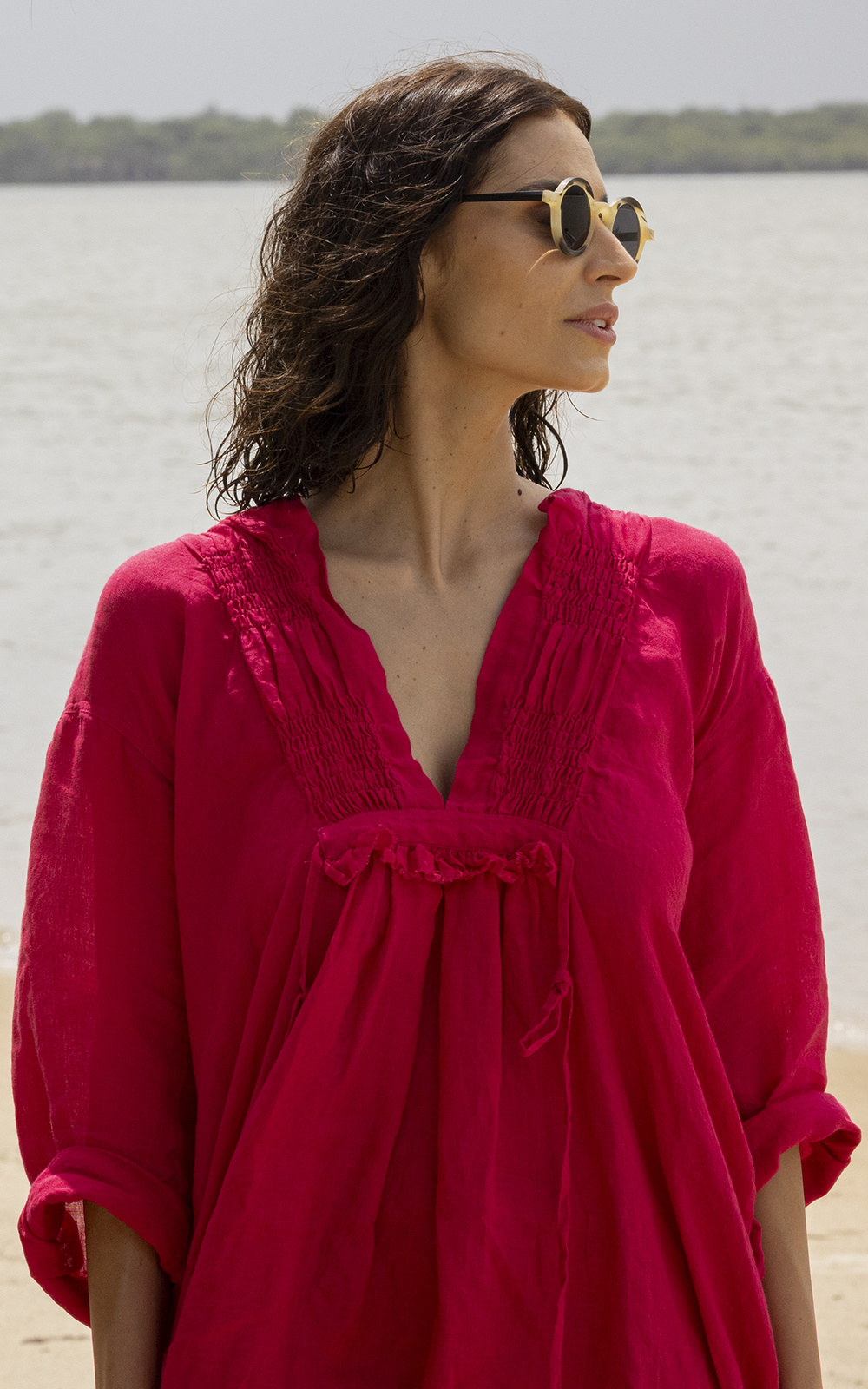 Nzuri Tunic Linen product photo.